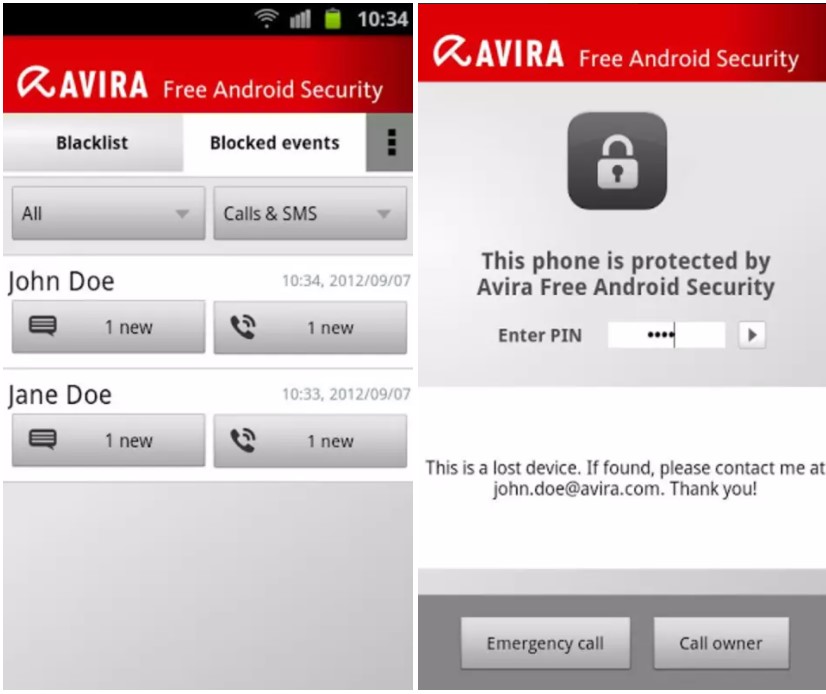 Avira Antivirus Free for Android