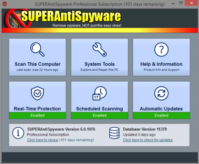 SuperAntiSpyware for Windows