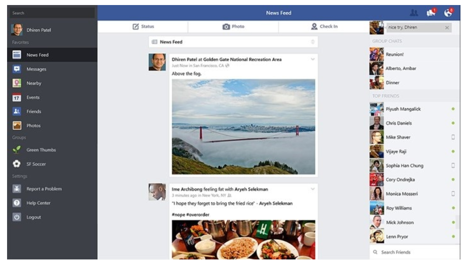 facebook app for pc free download