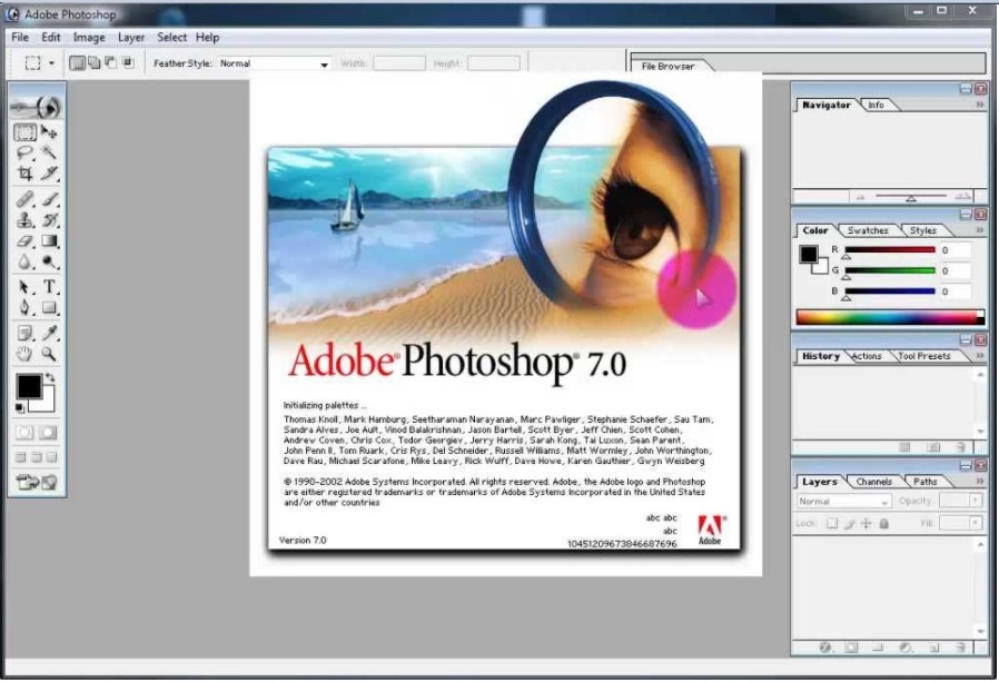 Adobe photoshop 7.0 free download