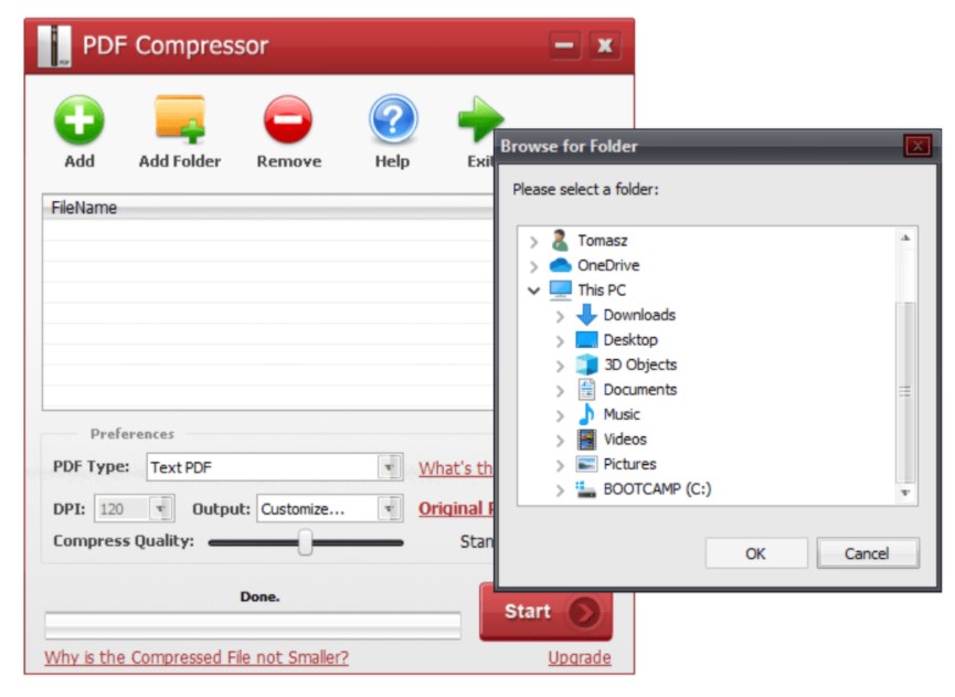 PDF Compressor for Windows