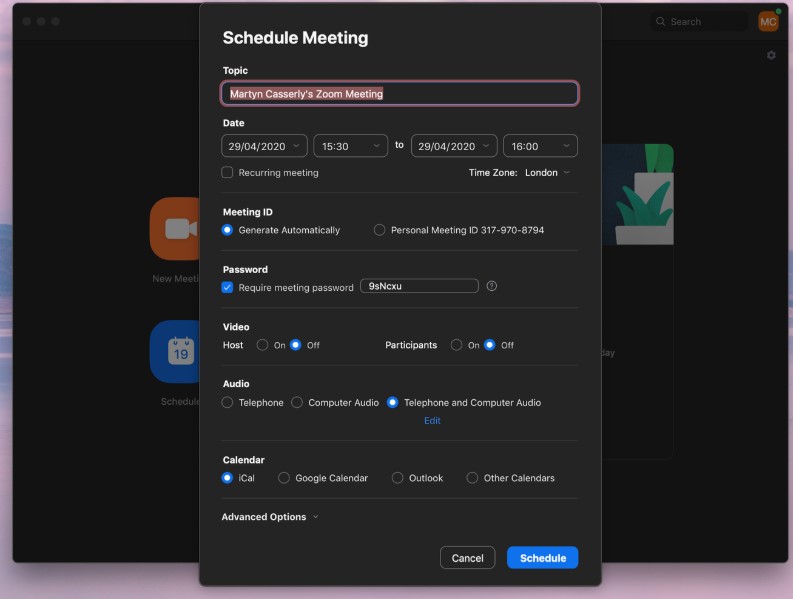zoom cloud meeting for mac free download