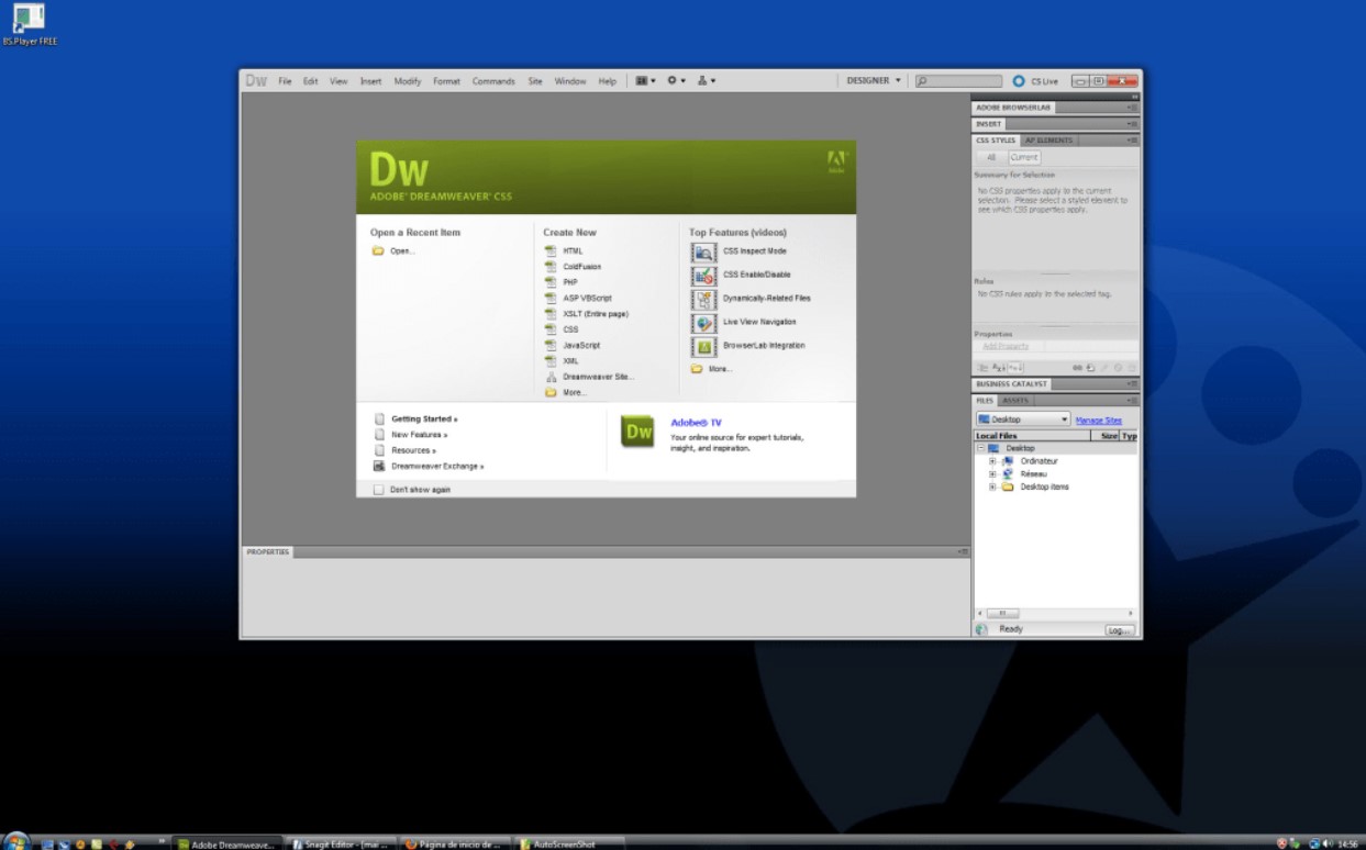 Adobe Dreamweaver for Windows