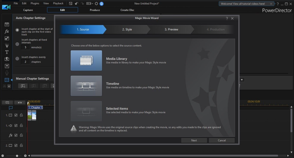 PowerDirector for Windows