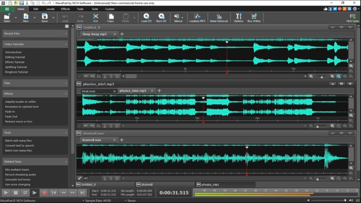 WavePad Audio Editing for Windows