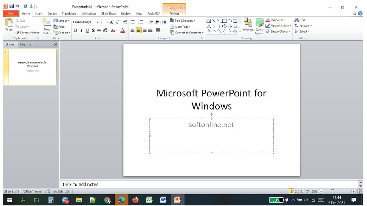 Microsoft PowerPoint for Windows