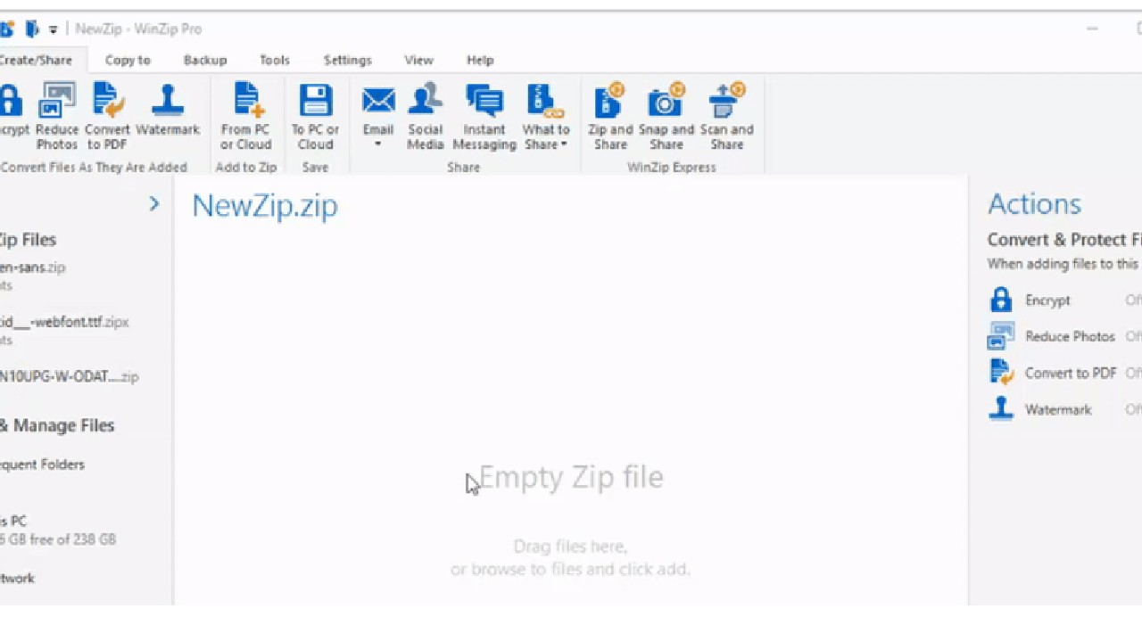 WinZip for Windows