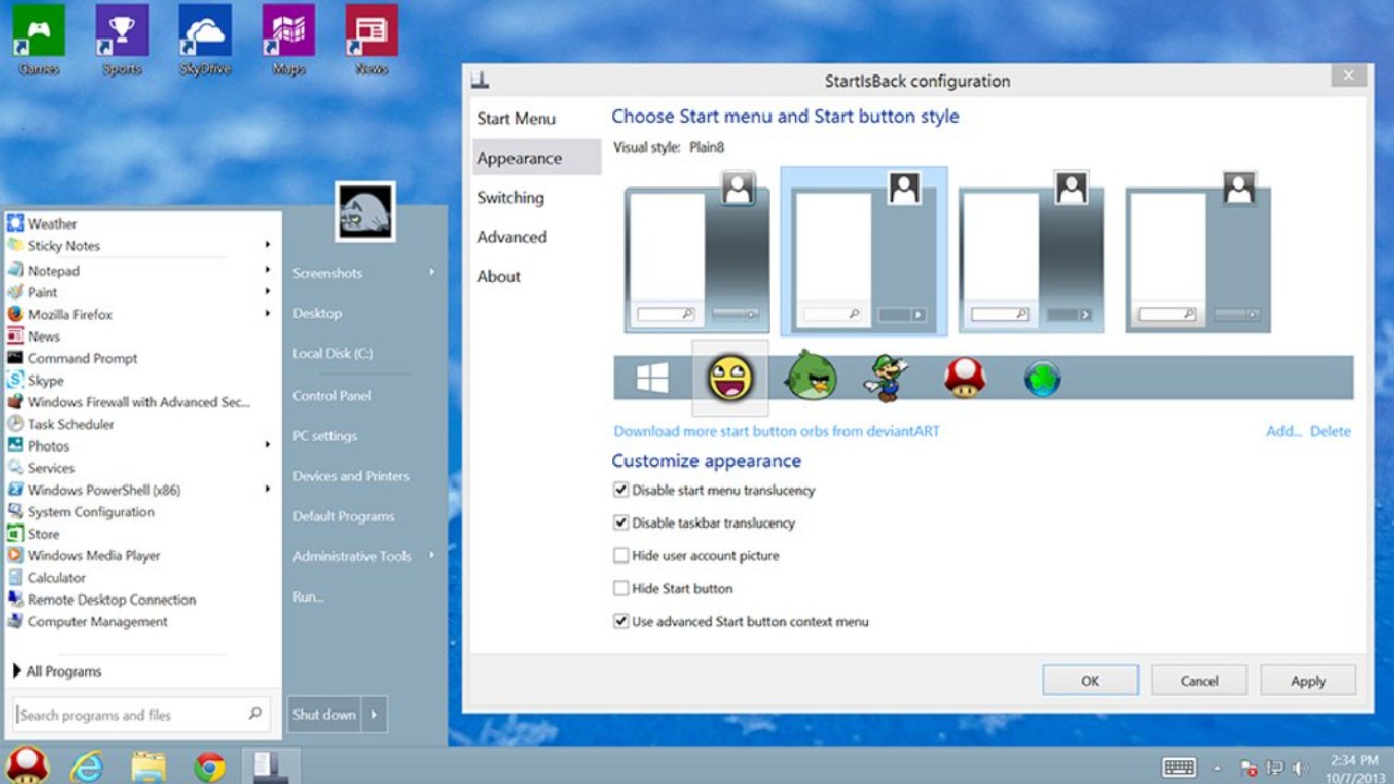 StartIsBack for Windows