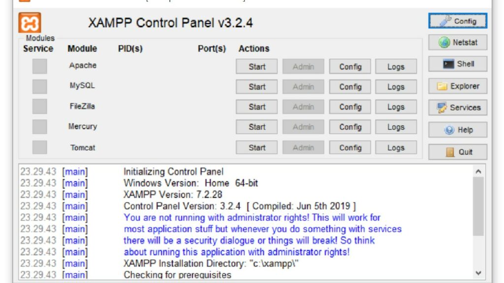 XAMPP (2023 Latest) free Download for Windows 10/8/7 32bit/64bit