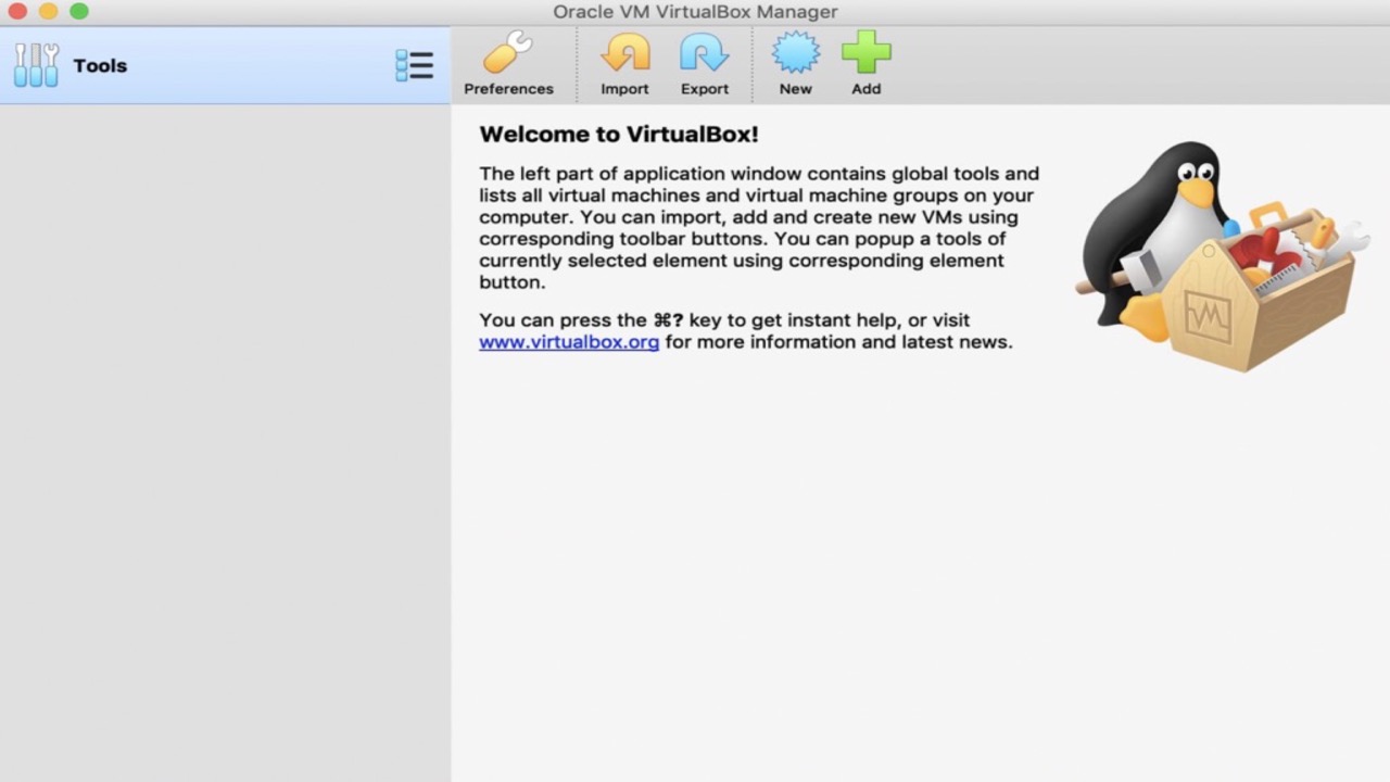 Oracle VM VirtualBox for Mac