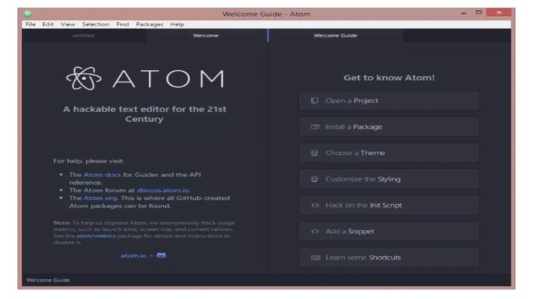 atom desktop