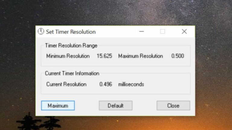 windows 11 24h2 timer resolution