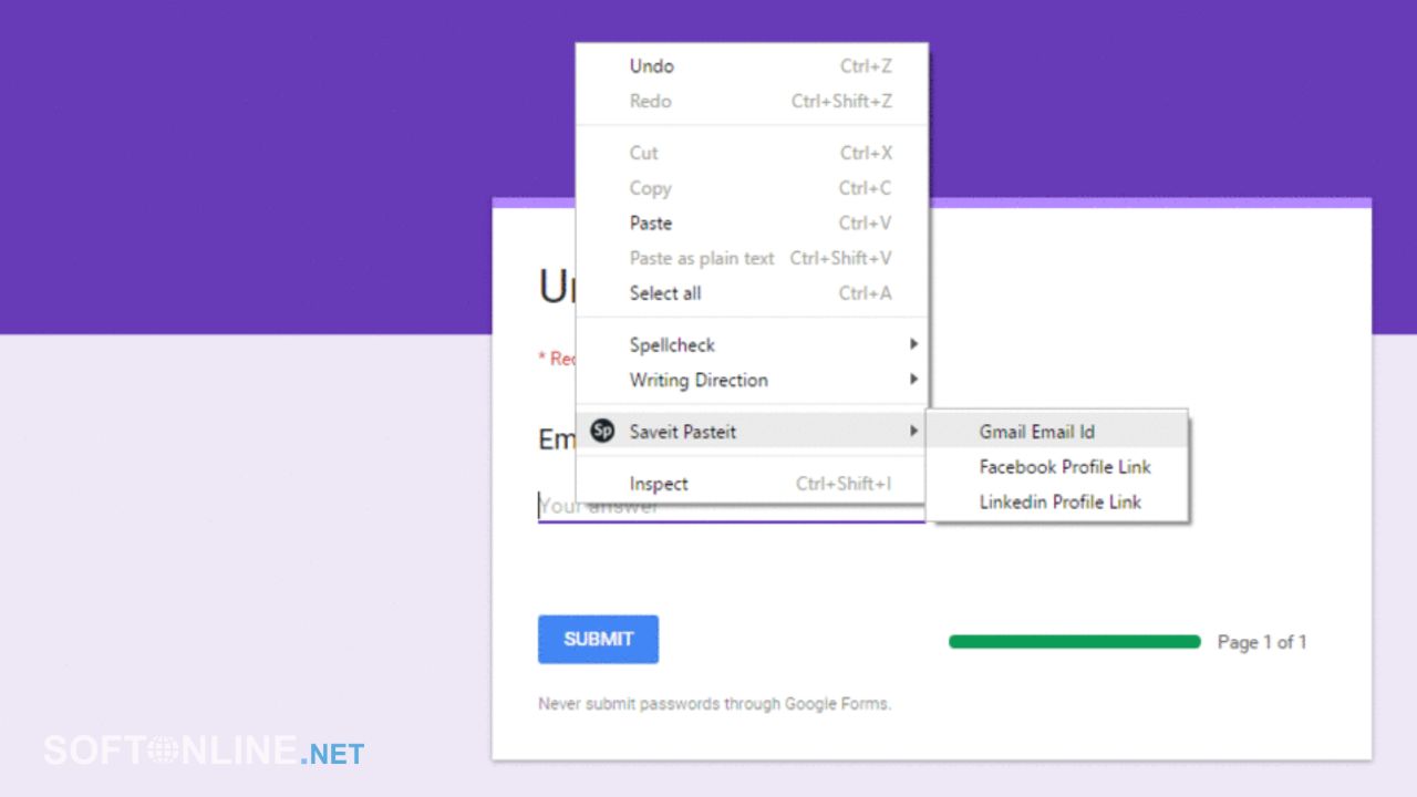 Google Forms for windows